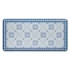 MARTHA STEWART Comfort Anti Fatigue Strie Medallion Tile Kitchen Mat,