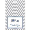 MyExpression.com 50 Cnt Navy Chevron Elephant Baby Thank You Cards