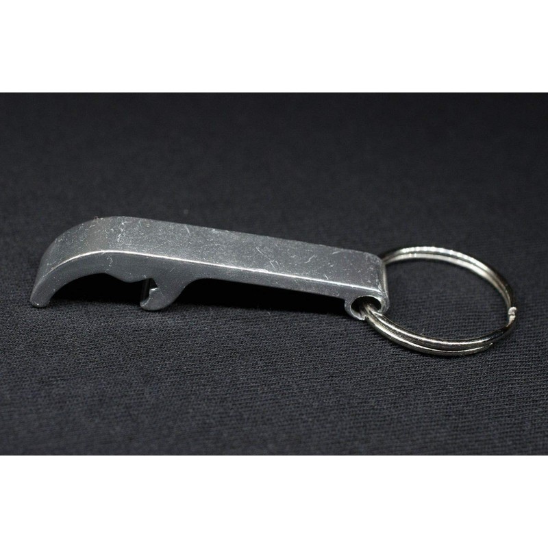 Miniblings Bottle Opener Key Ring Chain Silver 54Mm Keyring