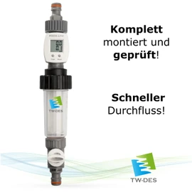 TW-DES Comfort Original Filling Filter with Water Clock for Motorhome Caravan Boat