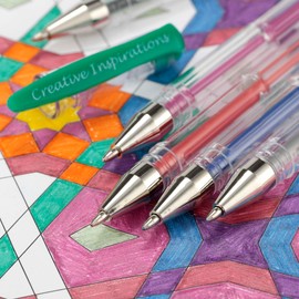 Creative Inspirations Gel Pen Sets - Long Lasting Performance, Vivid, and Free-Flowing Ink Gel Pens for Artists, Bulk, Students, Classrooms, & More! - Set of 12