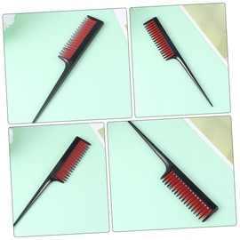 Baluue Diy Hair Coloring Comb Kit 5pcs Plastic Hair Styling Comb for Home Hair Dyeing Salon Use