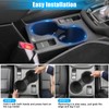 WODHMIEY Cup Holder Insert,Anti Slip Silicone Center Console Organizer Cup