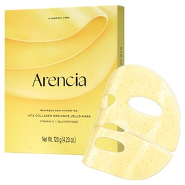 아렌시아 비타 콜라겐 래디언스 젤로 마스크, 4개입, 1개 Arensia Vita Collagen Radiance Jello Mask, 4 Pieces, 1 Each
