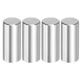 uxcell 4 Pcs 12 mm x 30 mm Dowel Pins, 316L Stainless Steel Cylindrical Dowel Pins Shelf Support Peg Pin Rod Fasten Elements Metal Shelf Pegs Silver Tone