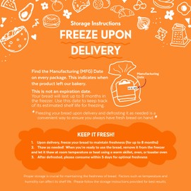 Toufayan Smart Pita Bread | 8g Protein per serving, Soft Hearth-Baked Pocket Pita | Freeze on Arrival | (3 Pack - 18 Pitas Total)