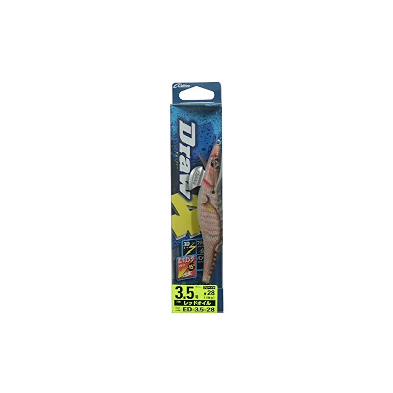 OWNER ED Draw4 No. 3.5 0.6 oz (19 g) Ajibait/Red