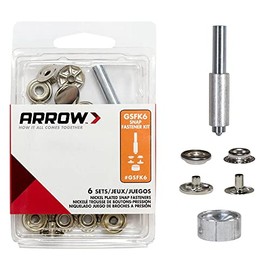 Arrow GSFK6 Snap Fastener Kit (Set of 6)