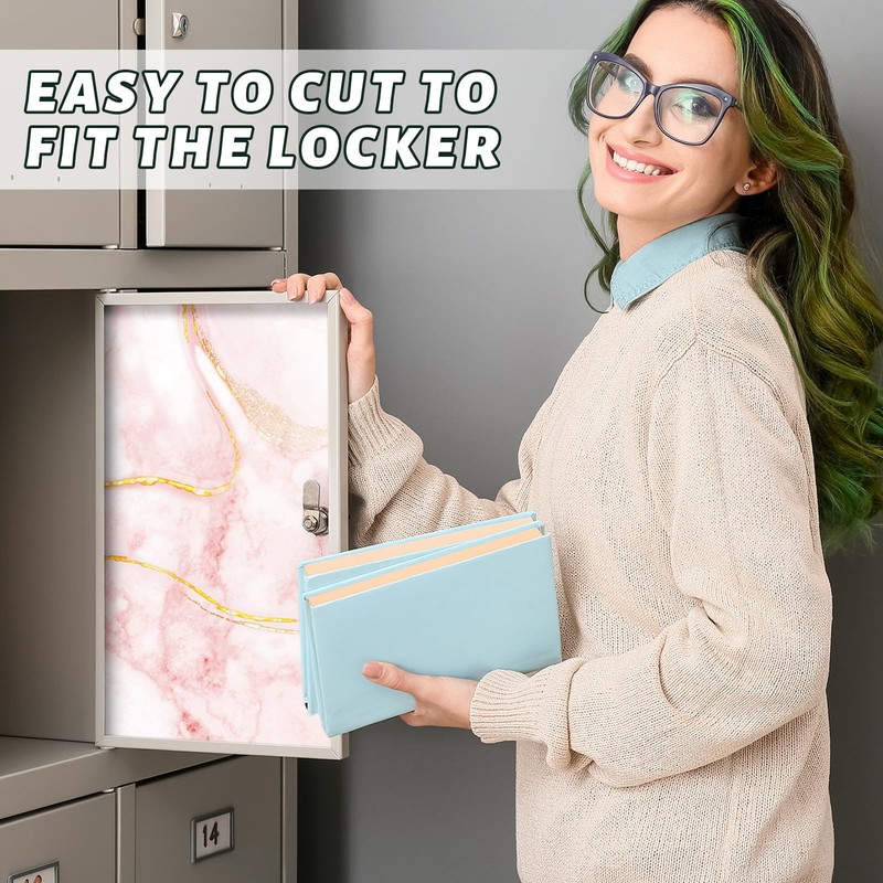 Ctosree 12 Pcs School Locker Magnetic Wallpaper 12" x 9"