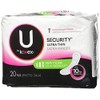 Kotex Security Ultra Thin Pads Long 20 Each (Pack of