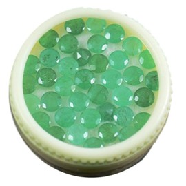Wholesale 5 Carats of Natural Emerald Round 4mm 17Pcs, 100% GemMartUSA Loose Gemstone