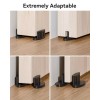 Ccjh Sliding Barn Door Hardware - Floor Guide, Black, Carbon