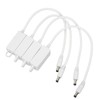 Intelligent Battery Charger with 4 Battery Ports 2 USB Ports