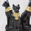 Comimark 1pc Bastet Cat Goddess Statues, Black Cat Statue, Ancient