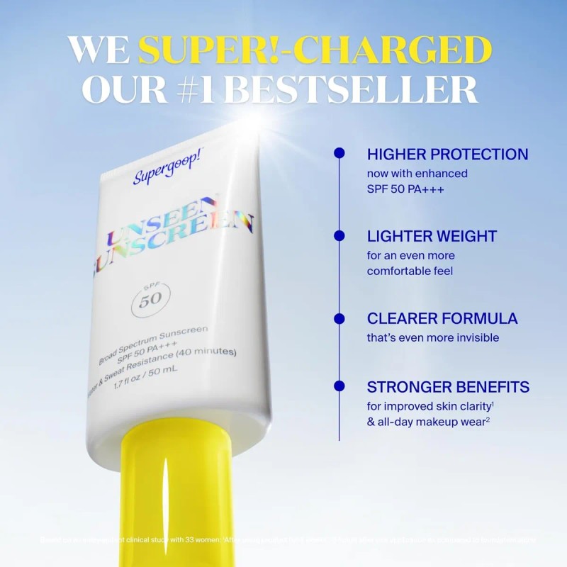 Supergoop Protector 50ml Spf 50 Bloqueador Unseen Sunscreen