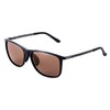 Bunny Walk BW-021 BW-0211C Polarized Sunglasses, Shiny Black, HC-BROWN Pop