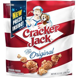 Cracker Jack Original Caramel Coated Popcorn and Peanuts 8.5 Oz. [Pack of 6]