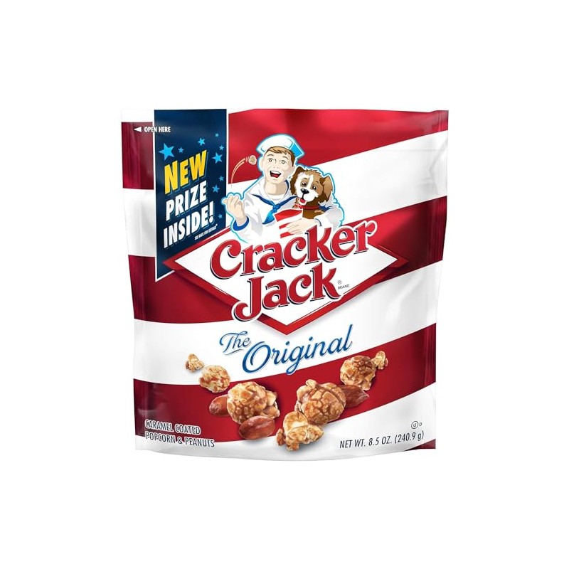 Cracker Jack Original Caramel Coated Popcorn and Peanuts 8.5 Oz.