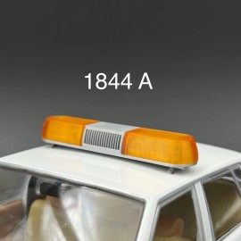 LED-Compatible Lightbar 1/18 Amber Whelen 80H 90H 8000 Lightbar Police Security Park Patrol Work Truck