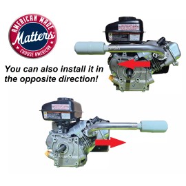 andrei-x Exhaust with Muffler for: Predator 3HP 79cc from Harbor Freight Tool, Mini Bike.