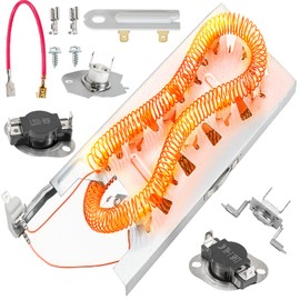 Heating Element Kit for Maytag (Bravos) Dryer MEDB765FW0, MEDB765FC0, MEDB835DW4, MEDB835DC4, MEDB855DC4, MED5630HW1, MEDX500XW0, MEDX700XW0 Repair Replacement