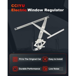 cciyu 748-212 Power Window Regulator Whit Motor fit for Ford for F-250 Super Duty 1999-2012 Front Left Driver Side