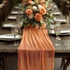 PATIKIL 14 ft Cheesecloth Table Runner, Rustic Gauze, Terracotta Cheese