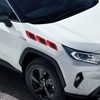 6 PCS 3D Strong Reflective Stripe Sticker,Car Fender Hood Bumper