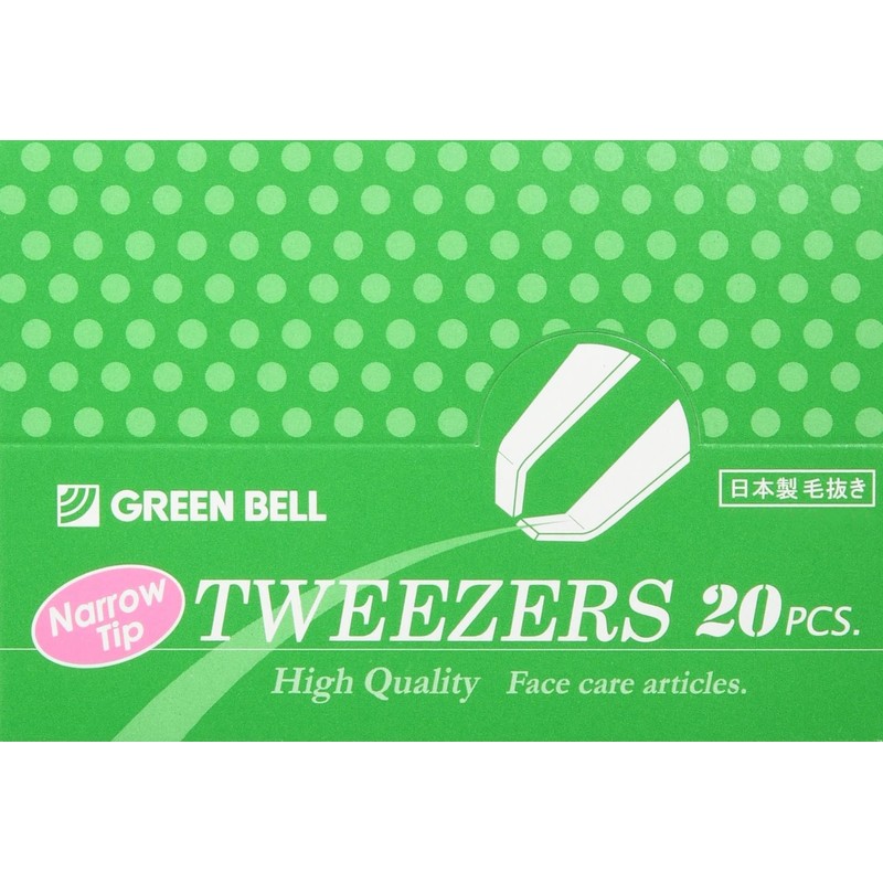 Green Bell Tweezers (Taper) 20 pcs