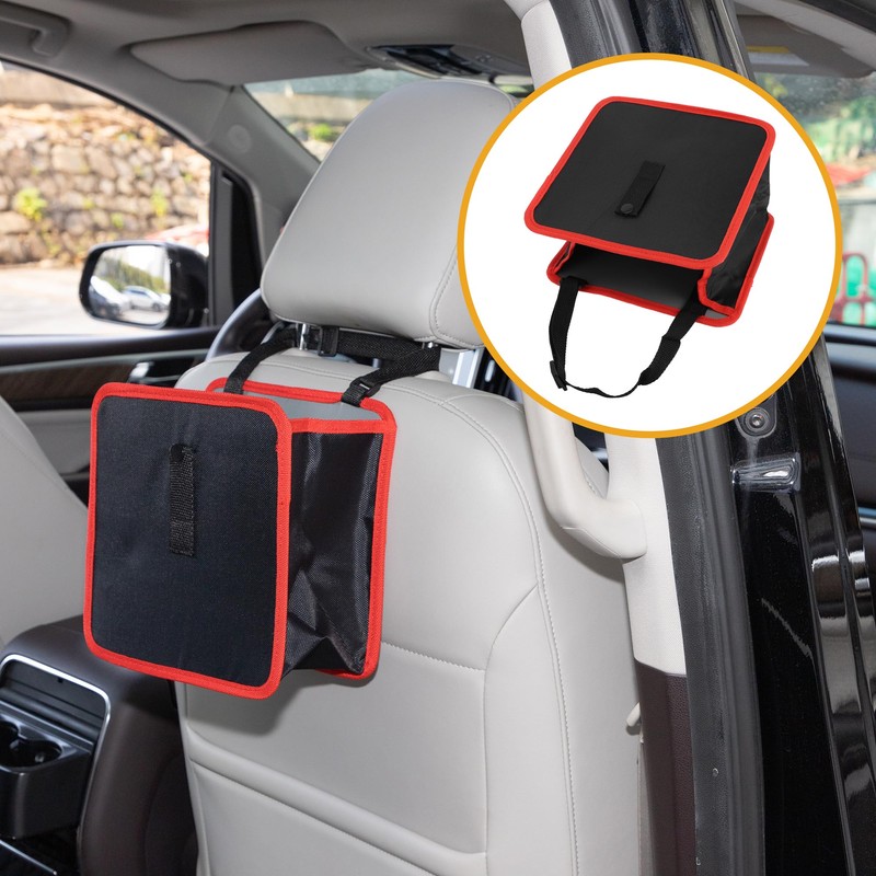 Partuto 1 Pcs Car Trash Can Auto Trash Bin Hanging