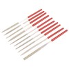 sourcing map 10 Pieces Diamond Needle File Series for Metal