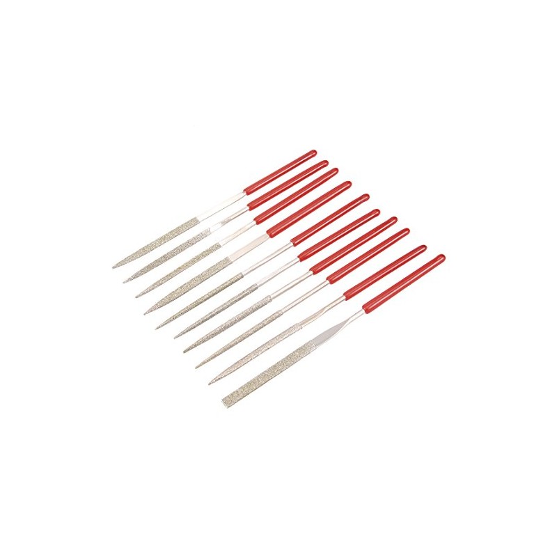 sourcing map 10 Pieces Diamond Needle File Series for Metal