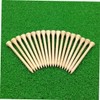 BIUDECO 100pcs Golf Tees Durable Bamboo Golf Holders for Optimal