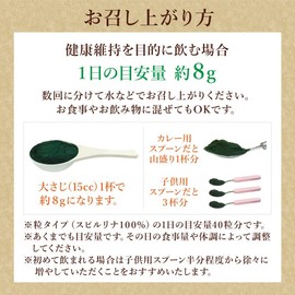 Spirulina 100% (Spirulina Powder (Powder), 17.6 oz (500 g), Approx. 2 Month Supplements