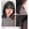BrightLala hf1893x-GRE Women's Half Long Wig, Inner Color, Natural, Medium,