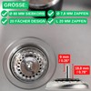 Sink strainer basket, 1 pack, Ø 80 mm strainer basket,