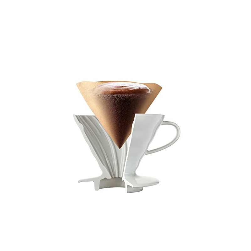 Hario VCF-02-100M Filtro de Papel para Dripper, beige