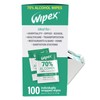 Wipex 70% Isopropyl Alcohol Wipes Individually Wrapped Sachets, Large Electronic