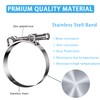 PEROMI 4 Pack 1-3/16 Inch T Bolt Hose Clamps Working