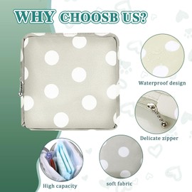 KALIONE 3 Pcs Period Pad Pouch Period Bag Sanitary Napkin Holder, Sanitary Napkin Storage Bag, Storage Bag for Feminine Pads, Sanitary Pads Pouches First Period Kit for Teen Girls Women Ladies