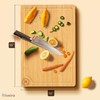 Riveira Wood Cutting Board – Gourmet Bamboo Grandeur: 15 x