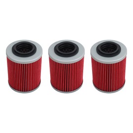 MOTOALL 3 Pcs Oil Filters for CAN-AM Outlander 330 400 450 500 570 650 800 850 1000 Replacement for 420256188 711256188 KN152 HF152