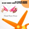 LOVESTOWN Kids Scissors, 5PCS Blunt Tip Toddlers Training Safety Scissor,