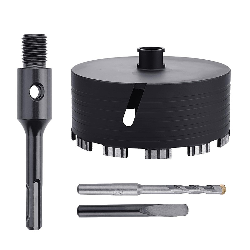 162mm (6-3/8 inch) Dry Diamond Core Drill Bit with SDS
