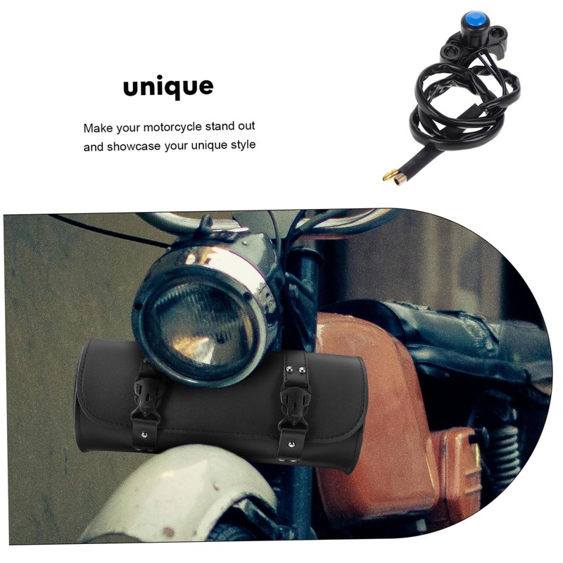 Ciieeo Motorcycle Engine Kill Switch Button Durable Handlebar Start Stop