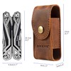 ROCKTOL Multitool Sheath, Premium Leather Snap Sheath for Belt, Multi-Tool