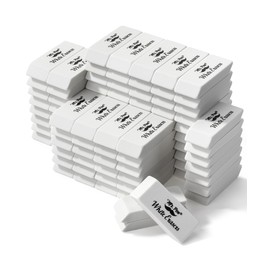 Mr. Pen- Erasers, 100 Pack, White Pencil Eraser, Erasers for Pencils, Mr Pen Erasers for School, Large Eraser, Block Erasers for School, Rubber Eraser, Large Erasers for School, White Erasers Bulk