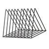 Desktop Organizer Rack Rustproof Simple Triangle Geometric Iron File Holder
