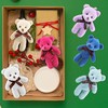 Rcanedny 18 Pcs 12cm Mini Plush Teddy Bear Toys Soft