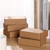 Qilery 100 Pcs Shipping Boxes Cardboard Christmas Gift Boxes Corrugated